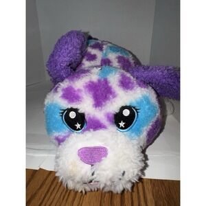 RUSS Hug A Pet Puppy Dog Plush Toy - Blue Purple Spotted Stuffed Soft Animal 20"
